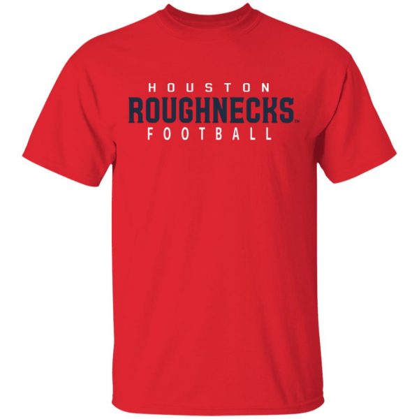 Xfl Merch Houston Roughnecks Sideline Football Shirt