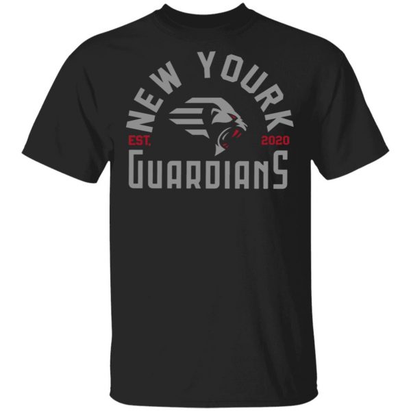 Xfl Merch New York Guardians Est 2020 Arch T-Shirt