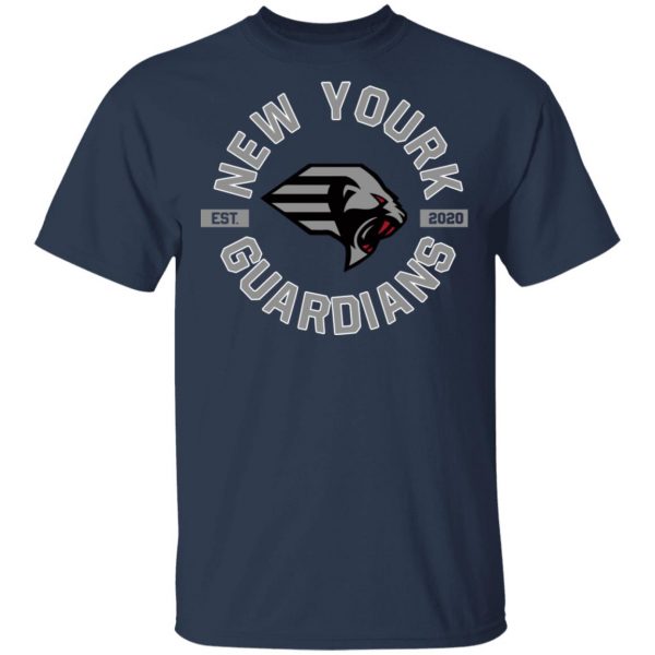 Xfl Merch New York Guardians Est 2020 T-Shirt