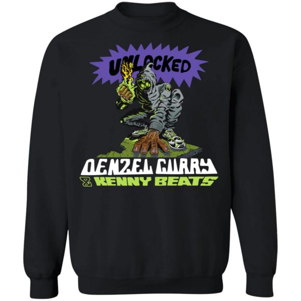 Denzel Curry Merch Unlocked Black T-Shirt