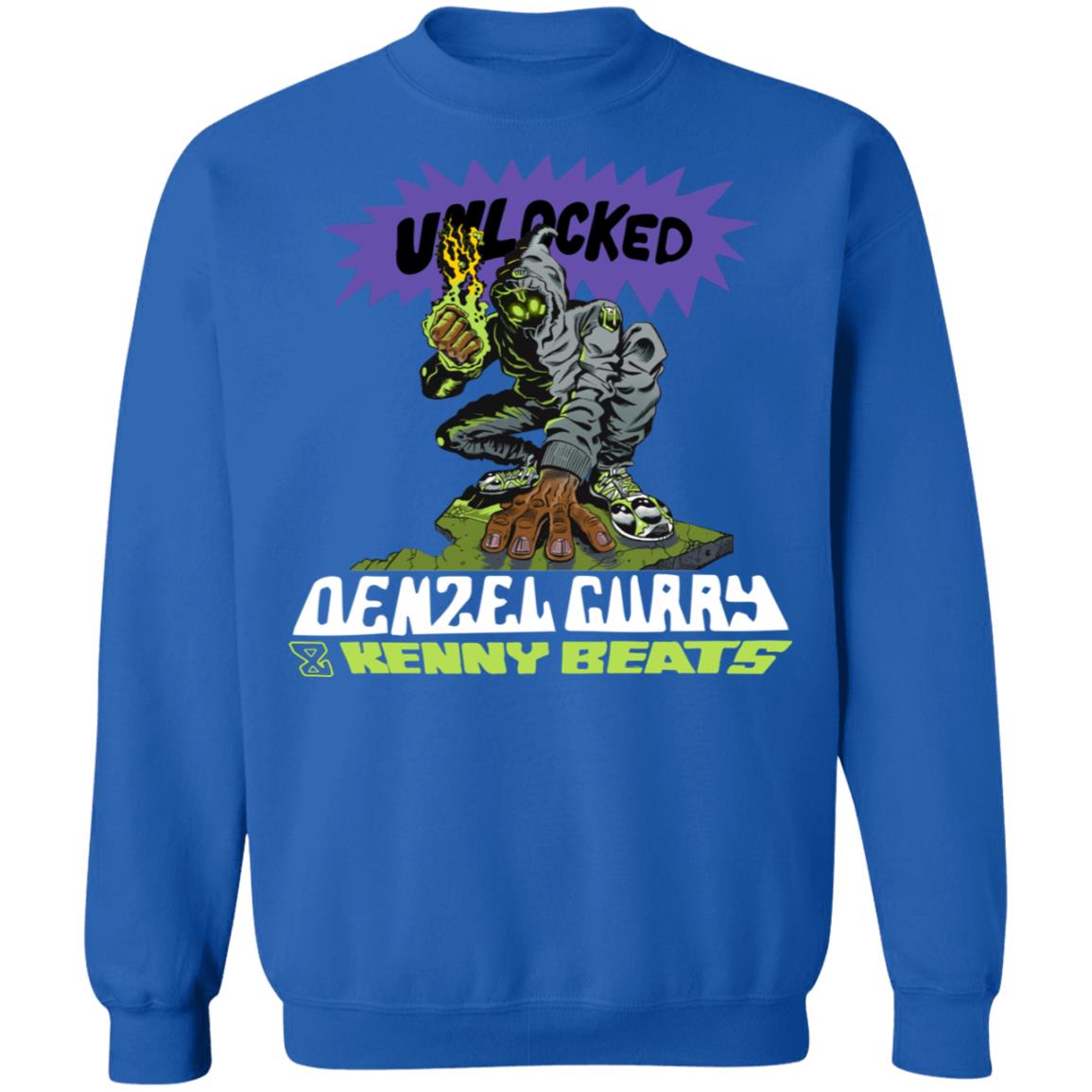 Denzel Curry Merch Unlocked Black T-Shirt - Tipatee