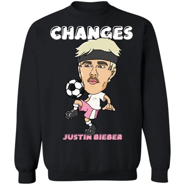 Justin Bieber Merch Changes Soccer Doodle Hoodie
