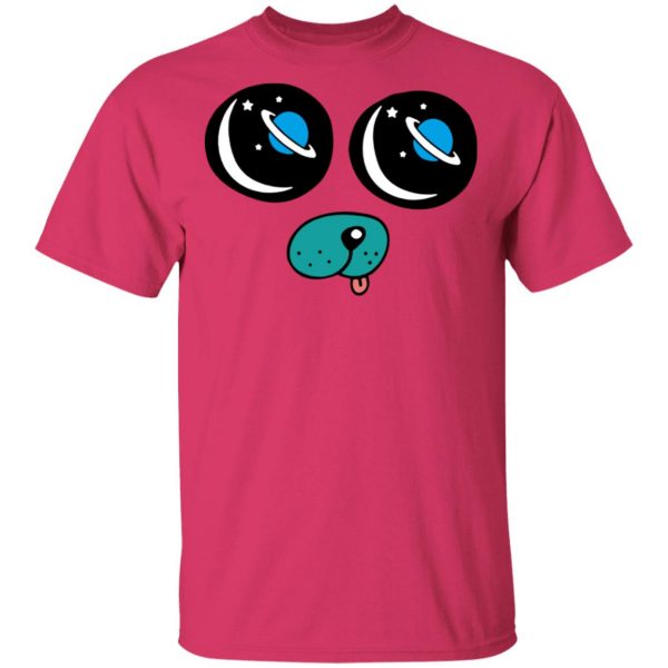 Dantdm Merch DanTDM Pink T-Shirt Saturn Eyes Pug Face