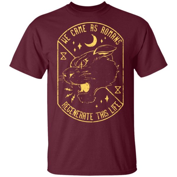 We Came As Romans Merch Panther Maroon Shirt