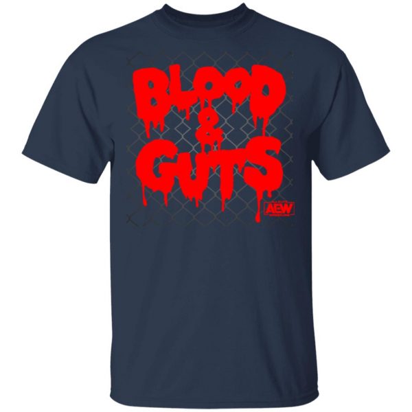 Aew Merch All Elite Wrestling Blood Guts Event Shirt