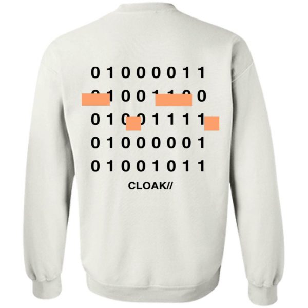 Cloakbrand Merch Binary Hoodie