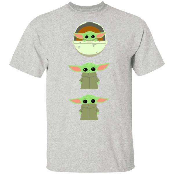 Baby Yoda Merch The Mandalorian The Child Poses T-Shirt White