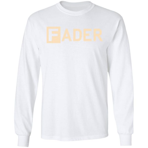 FADER Logo Neck Sweatshirt Gray