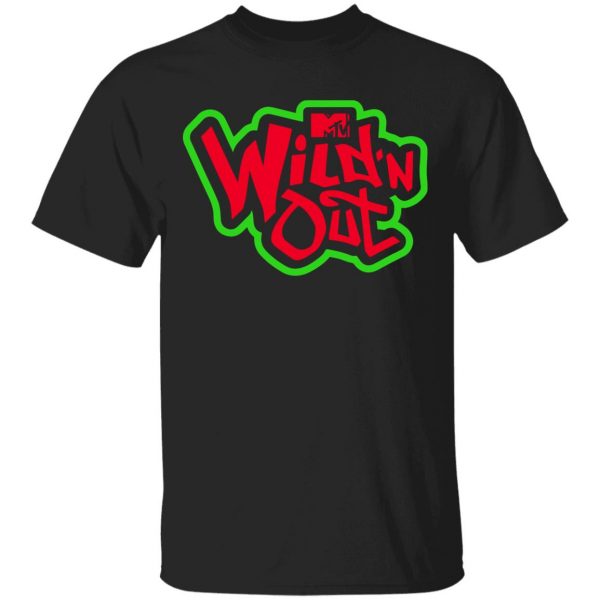 Wild N Out Merch Green Red Logo Sleeve T-Shirt