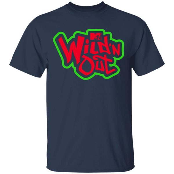 Wild N Out Merch Green Red Logo Sleeve T-Shirt