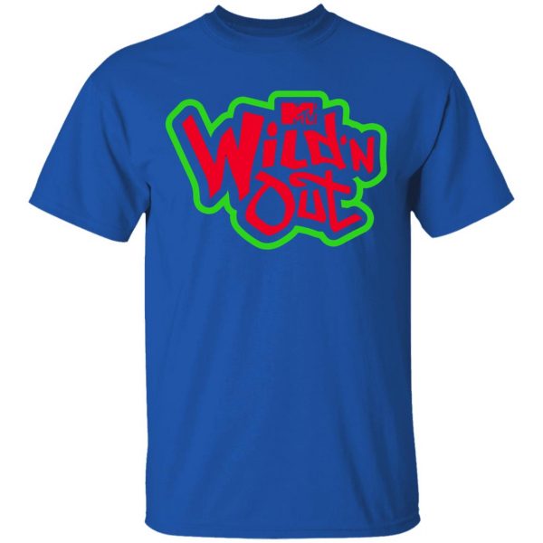 Wild N Out Merch Green Red Logo Sleeve T-Shirt