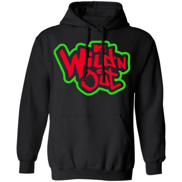 Wild N Out Merch Green Red Logo Sleeve T-Shirt