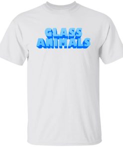 Glass Animals White Wavey Logo T-Shirt