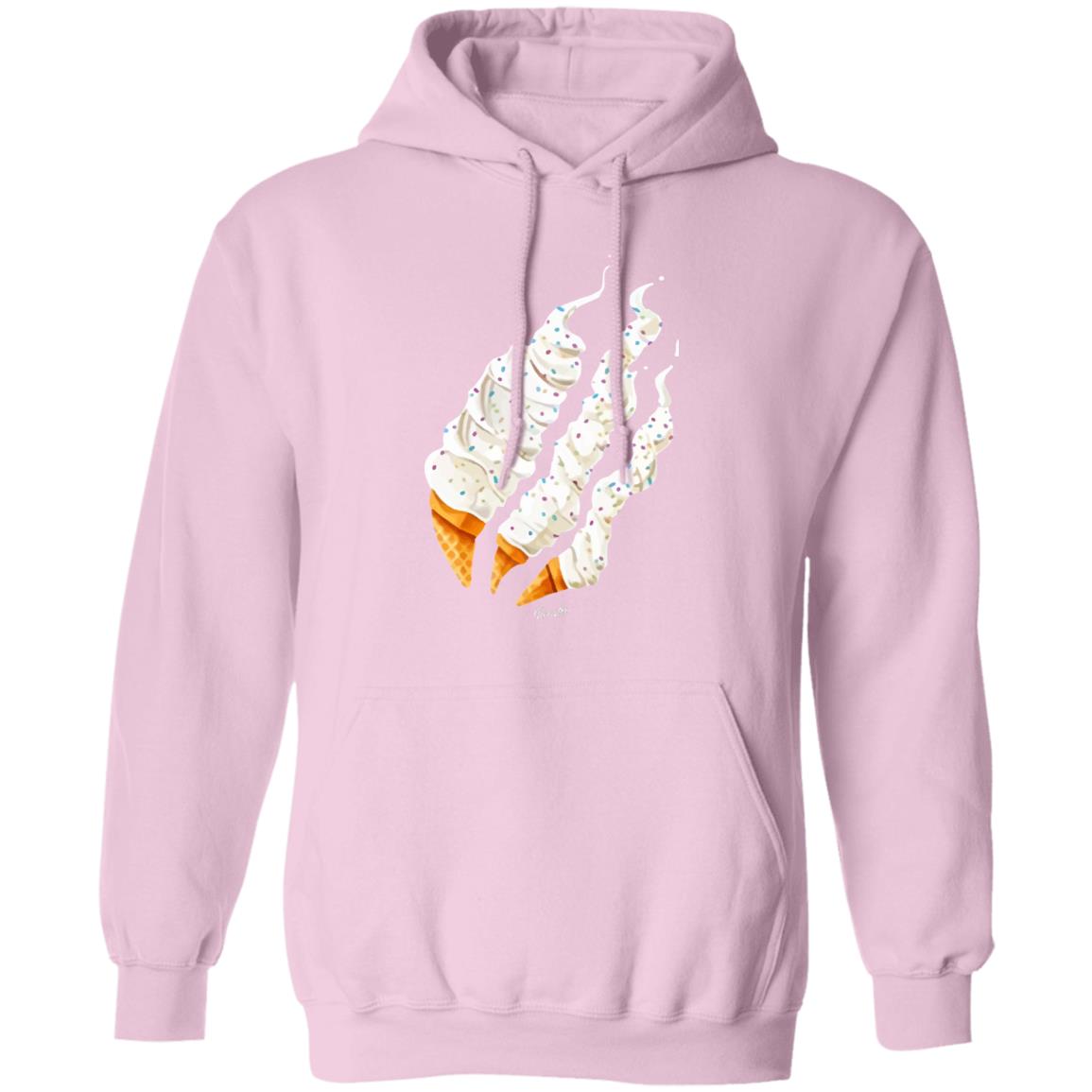 ice cream flame hoodie