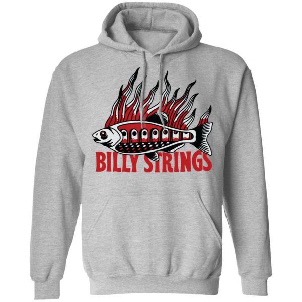Billy Strings Merch Burning Fish Ladies Tee