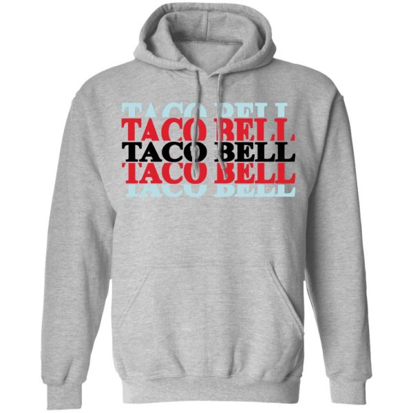 Taco Bell Merch Typography Hoodie