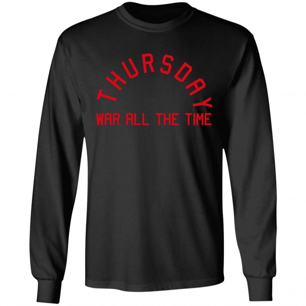 Thursday Band Merch War All The Time Commemorative Crewneck