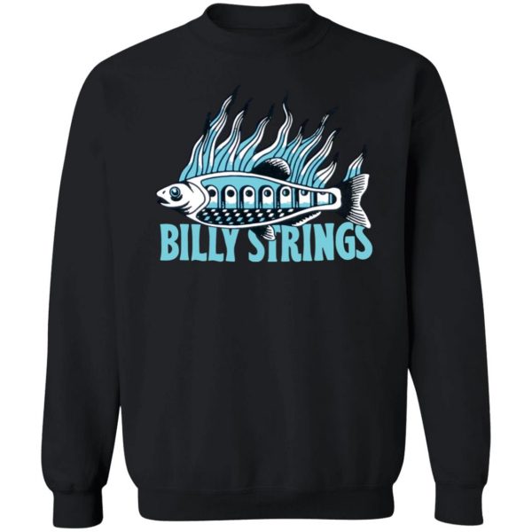 Billy Strings Merch Burning Fish Long Sleeve Tee