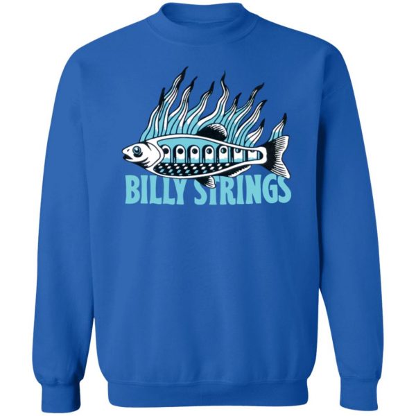 Billy Strings Merch Burning Fish Long Sleeve Tee