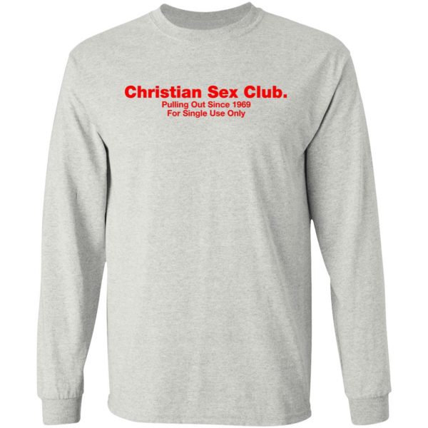 Saint Jhn Merch Staff Christian Sex Club Sweatshirt White