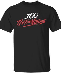 100thieves merch Slim Fit T-Shirt Black
