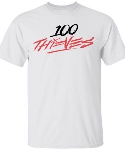100thieves merch Slim Fit T-Shirt White