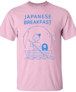 Japanese Breakfast Merch Row Boat Heather Prism Peach T-Shirt
