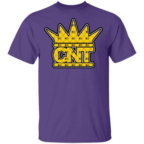 Rittz Merch CNT Pattern Logo Purple Shirt