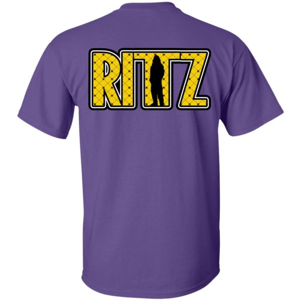 Rittz Merch CNT Pattern Logo Purple Shirt