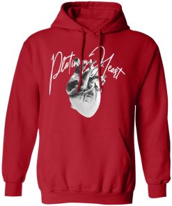 Toosii Merch Platinum Heart Red Hoodie