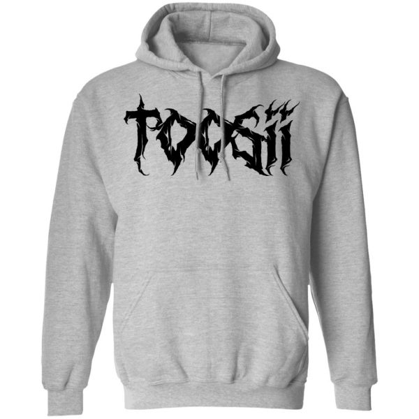 Toosii Merch Toosii Poetic Pain White Hoodie