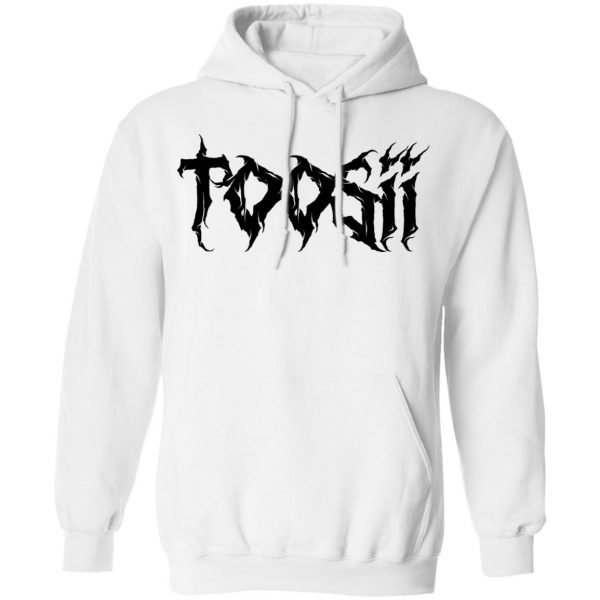 Toosii Merch Toosii Poetic Pain White Hoodie