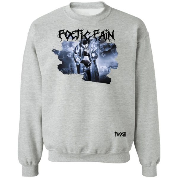 Toosii Merch Poetic Pain Album Art White T-Shirt