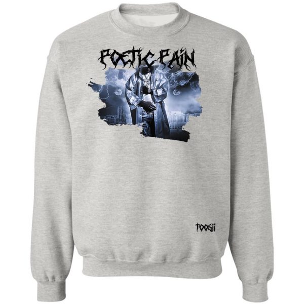 Toosii Merch Poetic Pain Album Art White T-Shirt