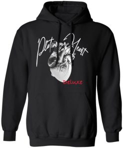 Toosii Merch Platinum Heart Black Hoodie