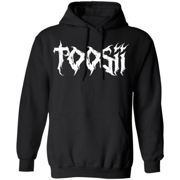 Toosii Merch Toosii Poetic Pain Black Hoodie