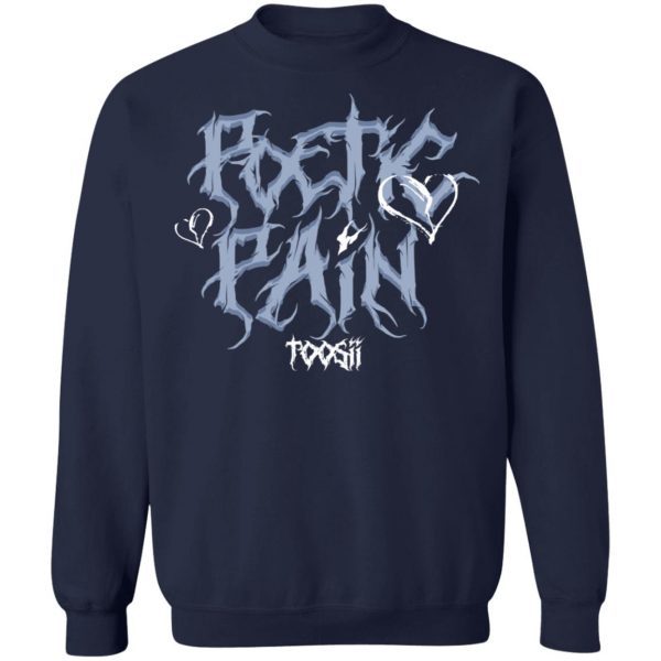 Toosii Merch Poetic Pain T-Shirt