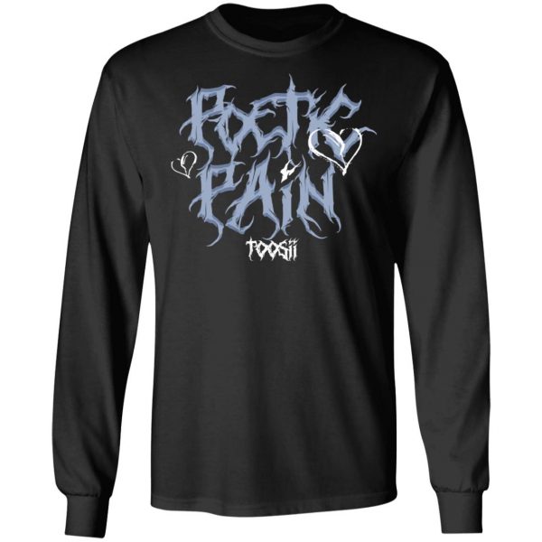 Toosii Merch Poetic Pain T-Shirt