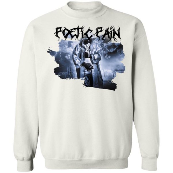 Toosii Merch Poetic Pain Tracklist White Hoodie