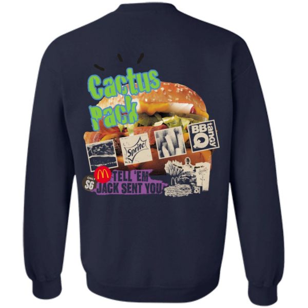Travis Scott Mcdonalds Cactus Jack Merch Cactus Pack Vintage Promo T-Shirt