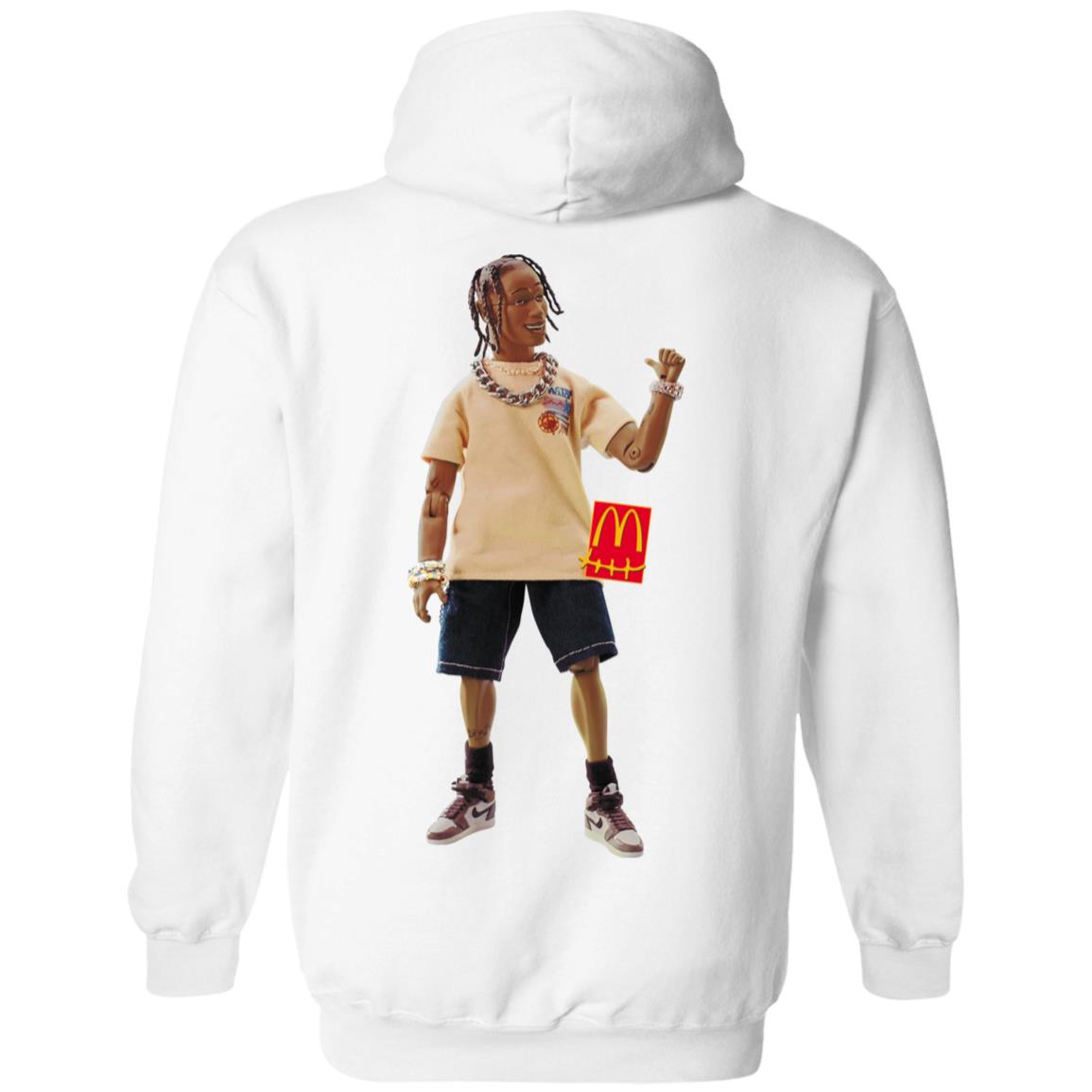 Travis Scott Mcdonald's Merch Vintage Action Figure Cactus Jack T-shirt -  Travis Scott Merch