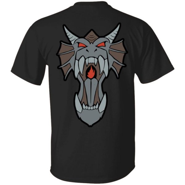 Runescape Merch Draconic Visage Hoodie Grey