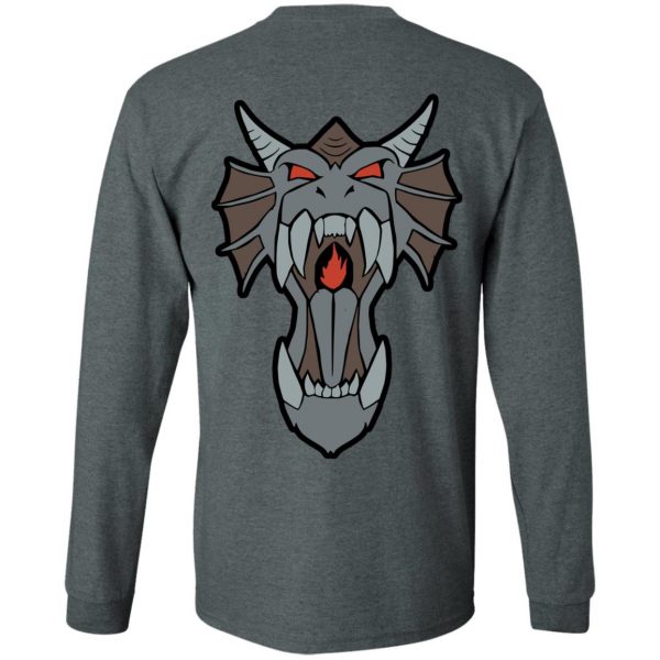 Runescape Merch Draconic Visage Hoodie Grey