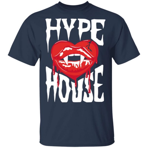 Hype House Merch Vampire Heart Black Tee
