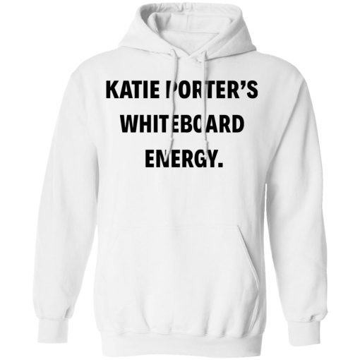Crooked Merch Fitted Katie Porter’s Whiteboard Energy T-Shirt