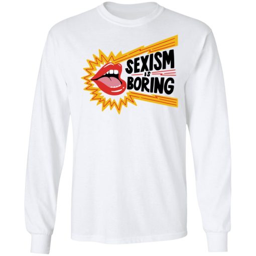 Crooked Merch Sexism Is Boring Flowy T-Shirt