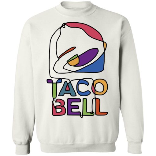 Taco Bell Merch Taco Bell Trippy Logo Short Sleeve Shirt