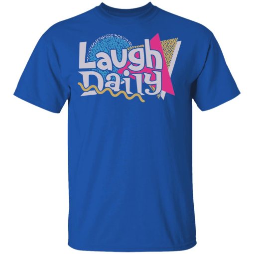 Morejstu Merch JSTU Retro Laugh Daily T-Shirt