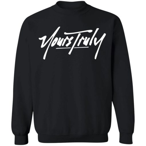 Phora Merch Yours Truly Logo Black Hoodie