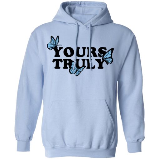 Phora Merch Yours Truly Butterflies White Hoodie
